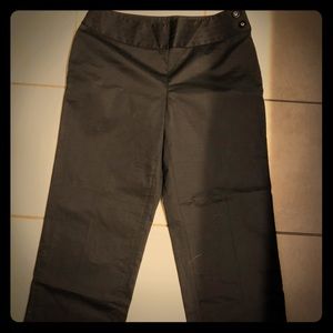 White House Black Market Black Capris- size 2